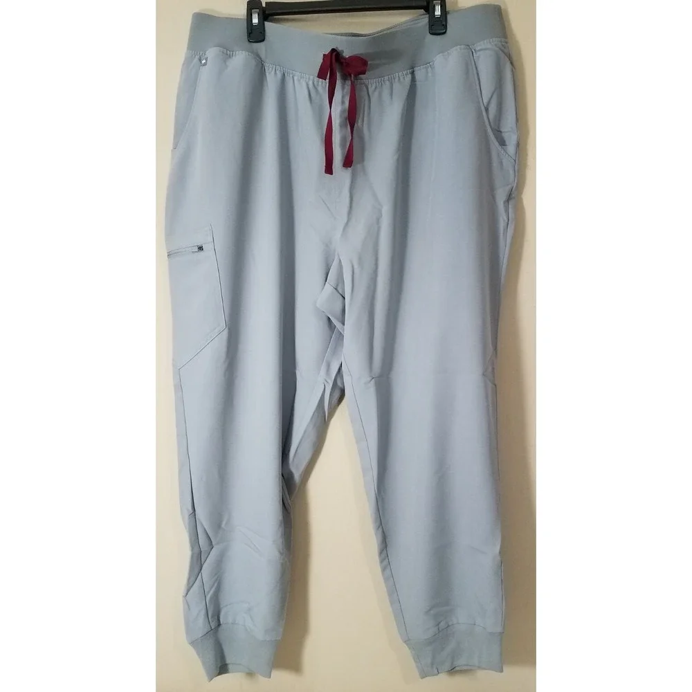 Figs High Waisted Zamora W Yoga Waistband Scrub Pants Women size‎ 4XL Petite NEW